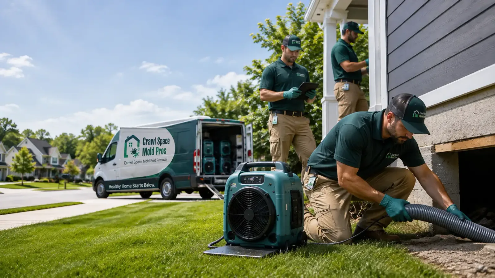 Crawl Space Mold Removal in Georgetown, MN